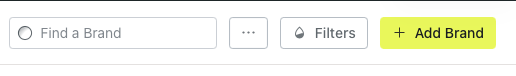 Add brand button and form