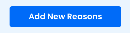 The Add reason form